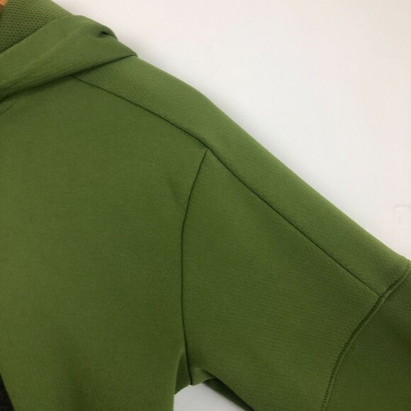 Adidas Hooded Sweatshirt Men's Sz Small ClimaWarm Pullover Kangaroo Pocket Green - Picture 7 of 12